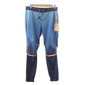 Loewe On Collaboration M S929y27x01 Running Pants Polyester Blue Ladies